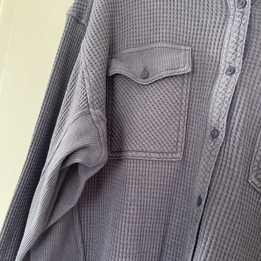 Aerie LumberJane Waffle Shirt - Picture 3 of 7